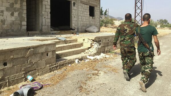 Деревня Саф-Сафа (провинция Хама), освобожденная сирийской армией от боевиков Фронта ан-Нусра