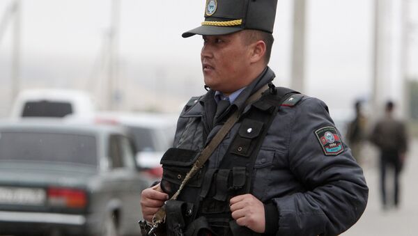 Сотрудник правоохранительных органов Киргизии. Архивное фото