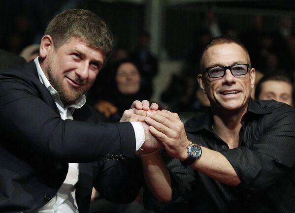 Глава Чеченской Республики Рамзан Кадыров и актер Жан-Клод Ван Дамм