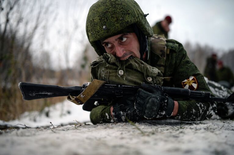 Всероссийские испытания на право ношения крапового берета среди военнослужащих внутренних войск МВД РФ