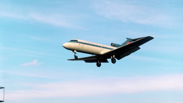 Самолет Як-40. Архивное фото