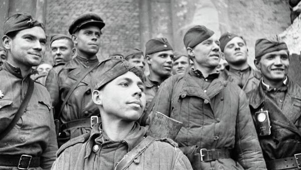 Бойцы, штурмовавшие Рейхстаг - взвод разведки 674 стрелкового полка 150-й стрелковой Идрицкой дивизии
