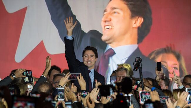 Канадский лидер Либеральной партии Джастин Трюдо