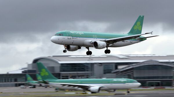 Самолеты авиакомпании Aer Lingus в аэропорту Дублина