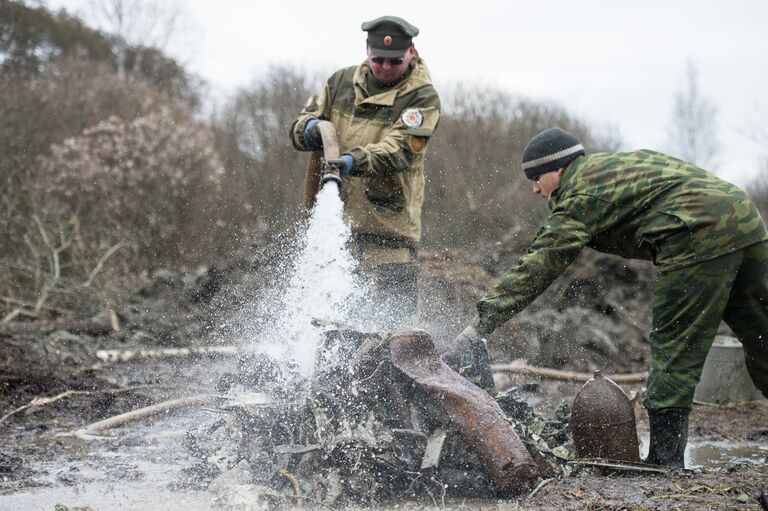 Подъем советского бомбардировщика Пе-2