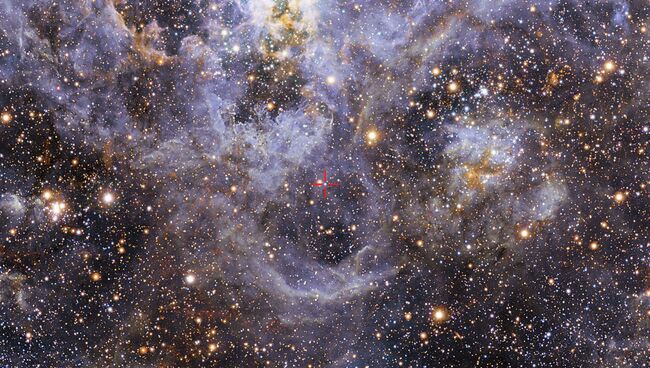 Фотография туманности Тарантула в галактике Большое Магелланово Облако Фотография туманности Тарантула в галактике Большое Магелланово Облако