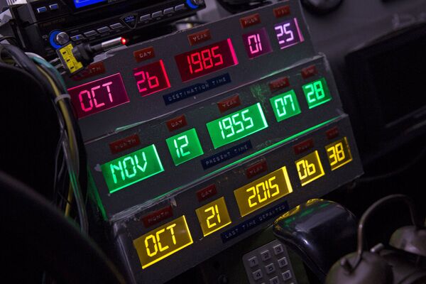Приборная панель DeLorean Time Machine