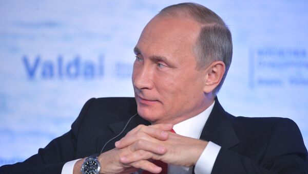 Президент РФ В.Путин принял участие в сессии Международного дискуссионного клуба Валдай