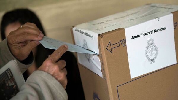 Первичные выборы президента Аргентины в Буэнос-Айресе. Архивное фото
