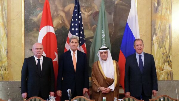 Министерская встреча России, США, Саудовской Аравии и Турции по Сирии в Вене. Октябрь 2015