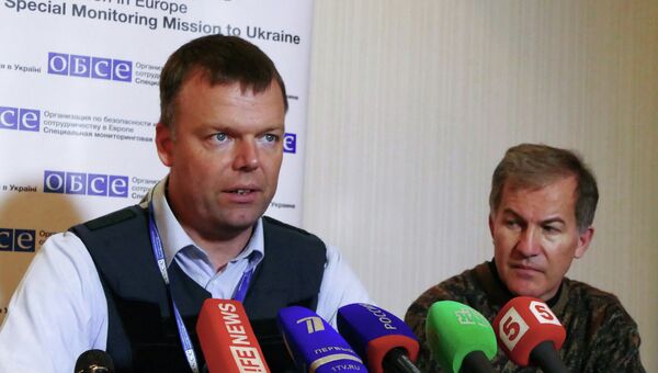 Брифинг замглавы специальной мониторинговой миссии ОБСЕ на Украине А.Хуга