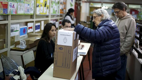 Голосование на президентских выборах в Аргентине