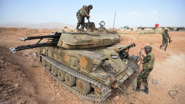 Бойцы 10-й дивизии 2-го корпуса САА в Сирии