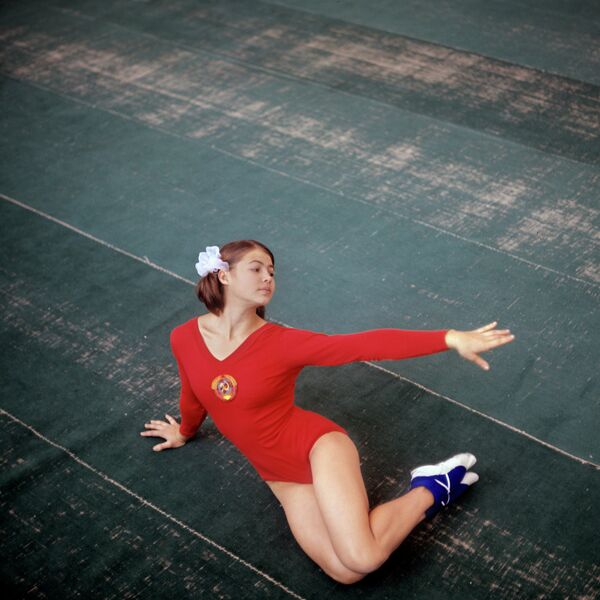 Чемпионка Олимпийских игр 1968 года по спортивной гимнастике, заслуженный мастер спорта СССР Людмила Турищева