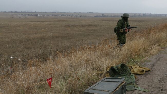 Сапер ополчения Донецкой народной республики. Архивное фото