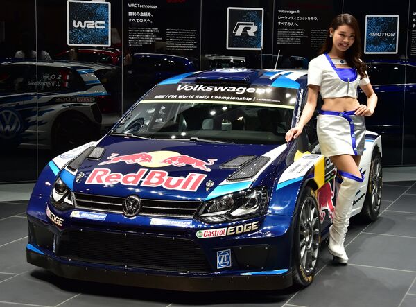 Volkswagen Polo WRC на 44-м автосалоне Tokyo Motor Show 2015 в Токио, Япония
