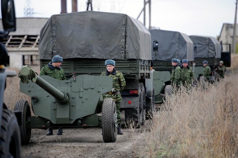 Отвод военной техники в ДНР