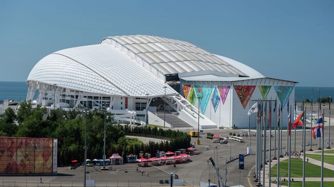 Олимпийский стадион Фишт в Олимпийском парке в Сочи. Архивное фото