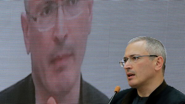 Бывший глава нефтяной компании ЮКОС Михаил Ходорковский. Архивное фото