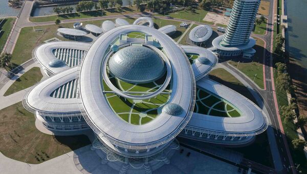 Архитектура КНДР. Научно-технический комплекс в Пхеньяне