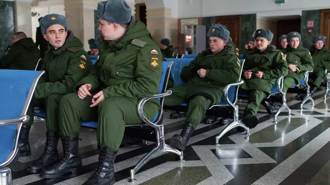 Призывники. Архивное фото