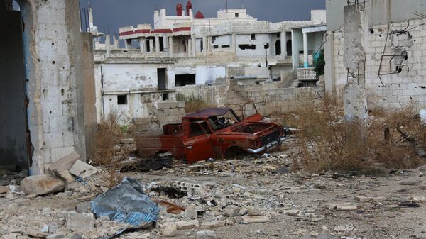 Город Мурек освобожденный сирийской армией после интенсивных артударов и уличных боев
