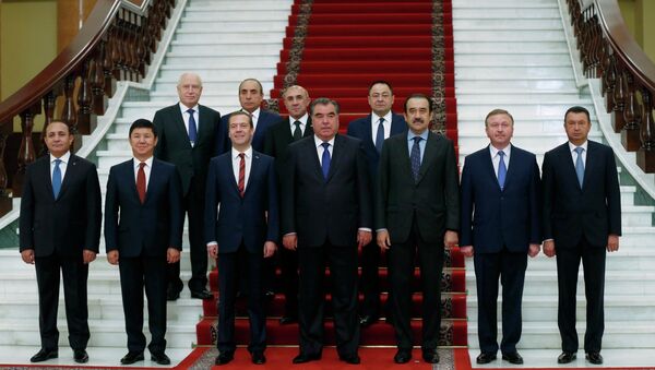 Заседание Совета глав правительств СНГ в Душанбе