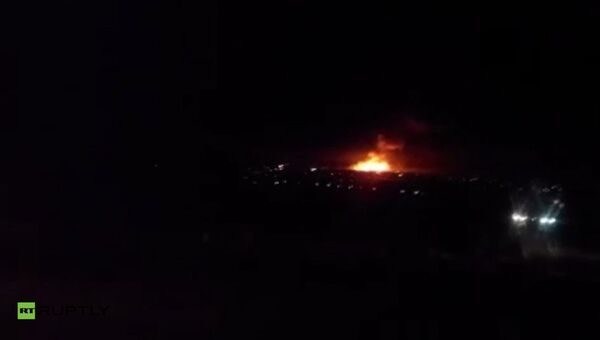 Пожар на складе ракетно-артиллерийского вооружения в городе Сватово Луганской области, Украина