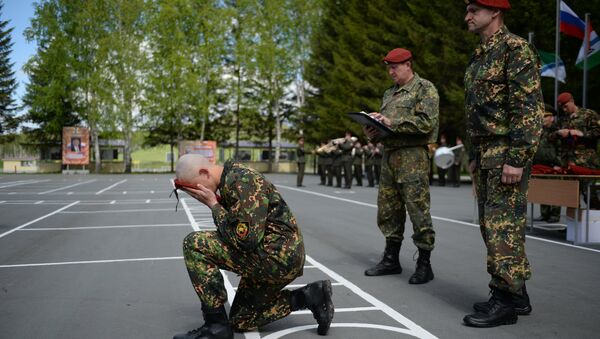 Испытания военнослужащих подразделений специального назначения МВД РФ на право ношения крапового берета