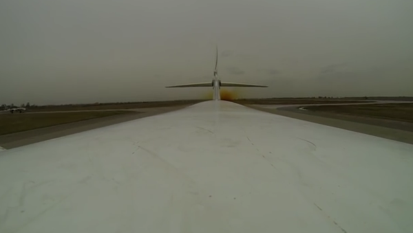 Минобороны опубликовало видео запуска крылатой ракеты с ТУ-160