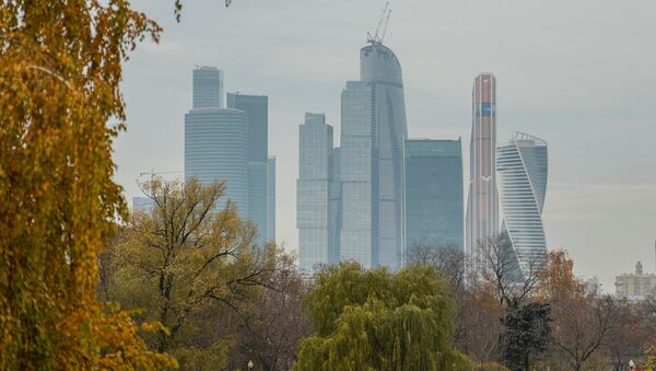 Вид на Московский международный деловой центр Москва-Сити. Архивное фото