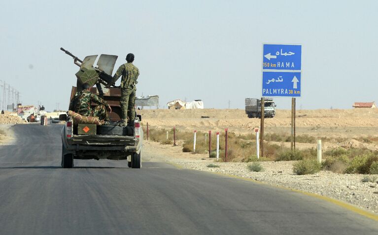 Боевые действия у сирийского города Хомс