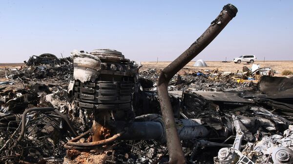 Место крушения российского самолета Airbus A321 в Египте. Архивное фото