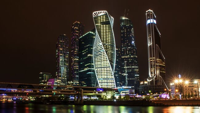 Вид на Московский международный деловой центр Москва-Сити. Архивное фото