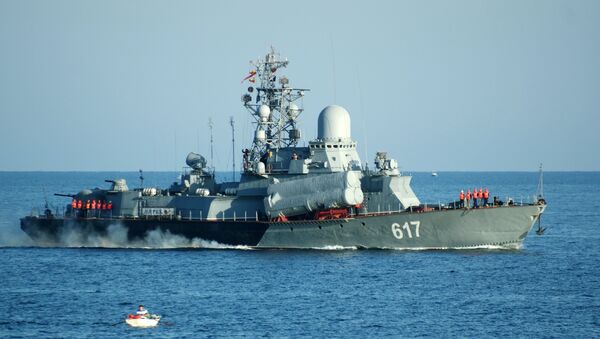 Малый ракетный корабль Мираж Черноморского флота России в Севастополе. архивное фото
