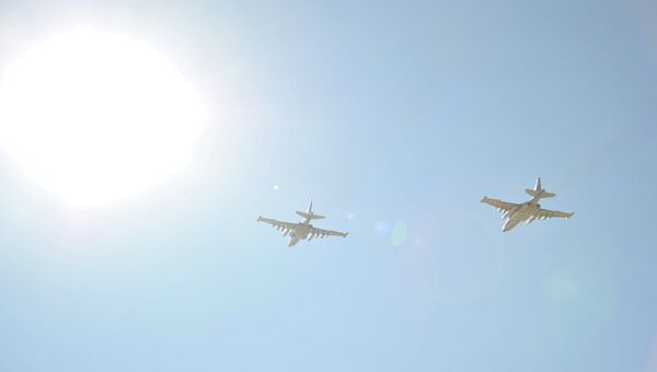 Российские самолеты в небе над Сирией. Архивное фото