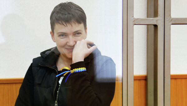 Гражданка Украины Надежда Савченко, обвиняемая в гибели российских журналистов в Донбассе. Архивное фото
