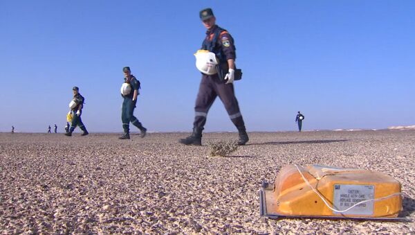 Российские спасатели цепочкой прочесывали район крушения Airbus A321 в Египте