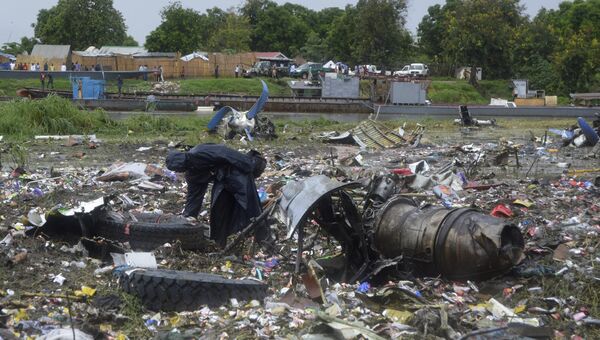 Крушение самолета Ан-12 в Южном Судане