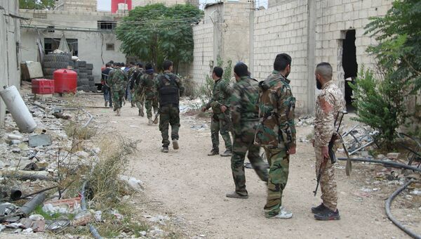 Сирийская армия проводит спецоперацию. Архивное фото