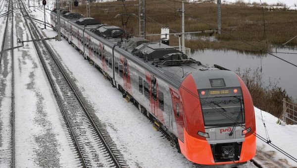 Скоростной электропоезд Ласточка, запуск которого состоялся по маршруту Екатеринбург - Нижний Тагил