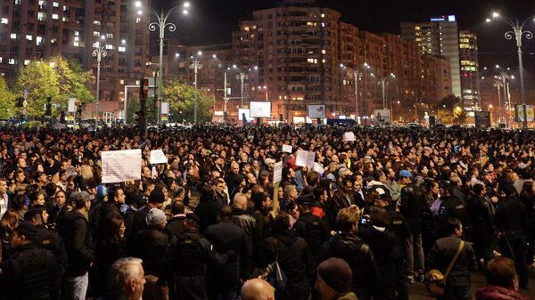 Протесты в Бухаресте