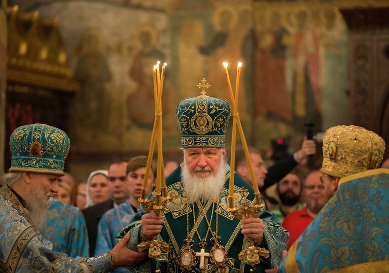 Патриарх Кирилл совершил Божественную литургию в праздник Казанской иконы Божией Матери