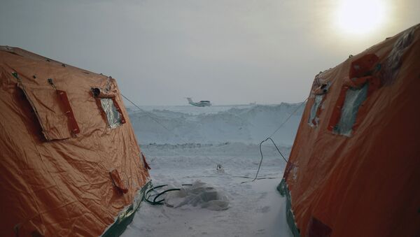 На российской дрейфующей станции Северный полюс-2015. Архивное фото