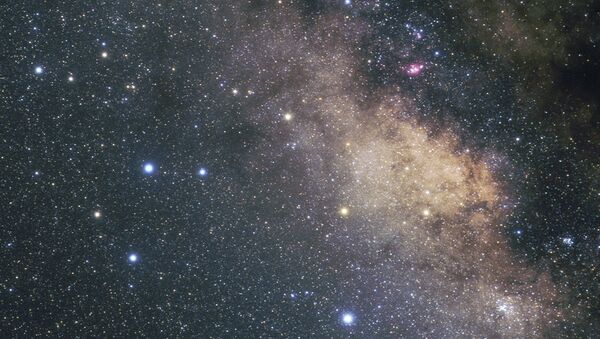 Регион центральной части Галактики, где были найдены древнейшие звезды Млечного Пути