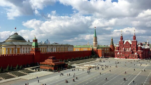 Вид на часть Кремля в Москве. Архивное фото
