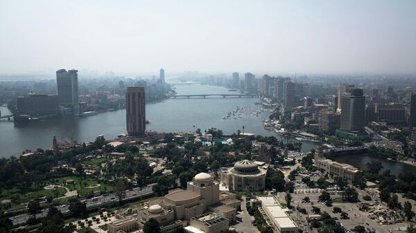 Вид на Каир, Египет. Архивное фото