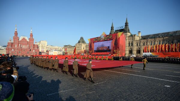 Парад на Красной площади. Архивное фото