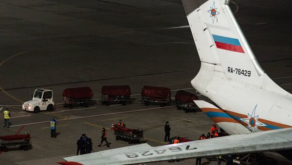 Первый спецборт МЧС России доставил багаж российских туристов, покидающих Египет, в Москву. Архивное фото