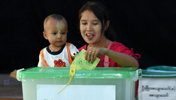 Голосование на выборах в Мьянме, 8 ноября 2015